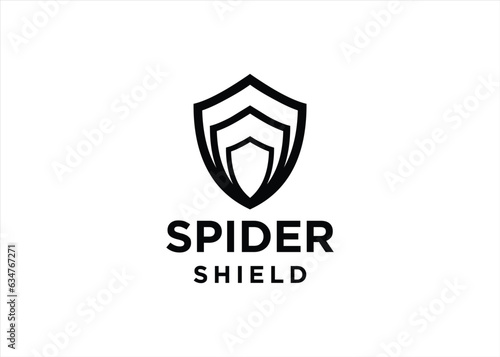 spider shield logo symbol