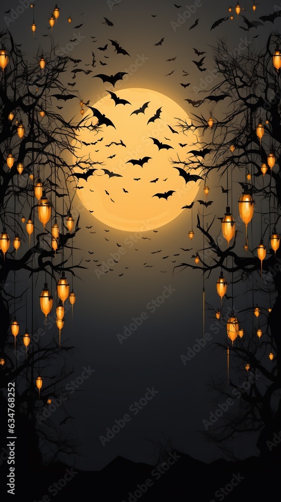 bats on spooky background, halloween concept bats on spooky background, halloween concept