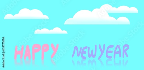 Happy new year 2024 background