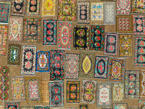 Carpet Fields in the Summer Season Drone Photo  Dosemealti Antalya  Turkey  Turkiye 