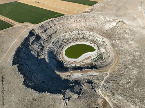 Meyil Obruk Lake is located...