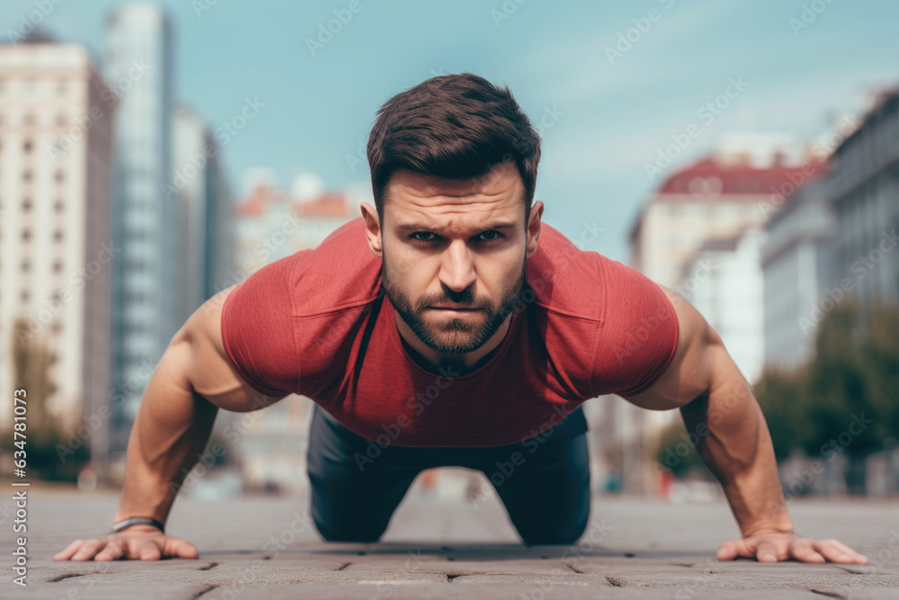 Athlete in training. Generative AI Athlete in training. Generative AI