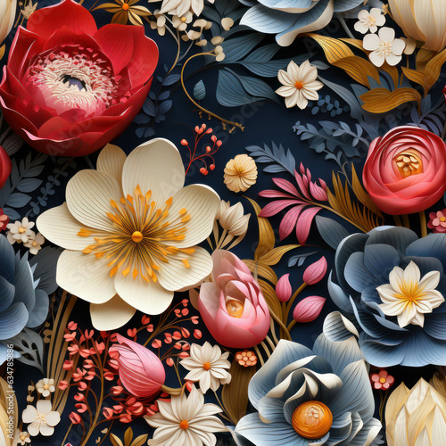 Seamless Floral Patterns | Floral luxury wallpaper | vintage Patterns | Floral Prints | illustration | Scrapbook | Antique decoration