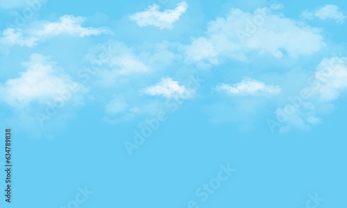 blue sky with clouds