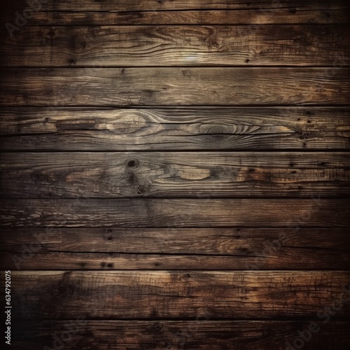 Wooden background or texture. Old wooden planks with knots.