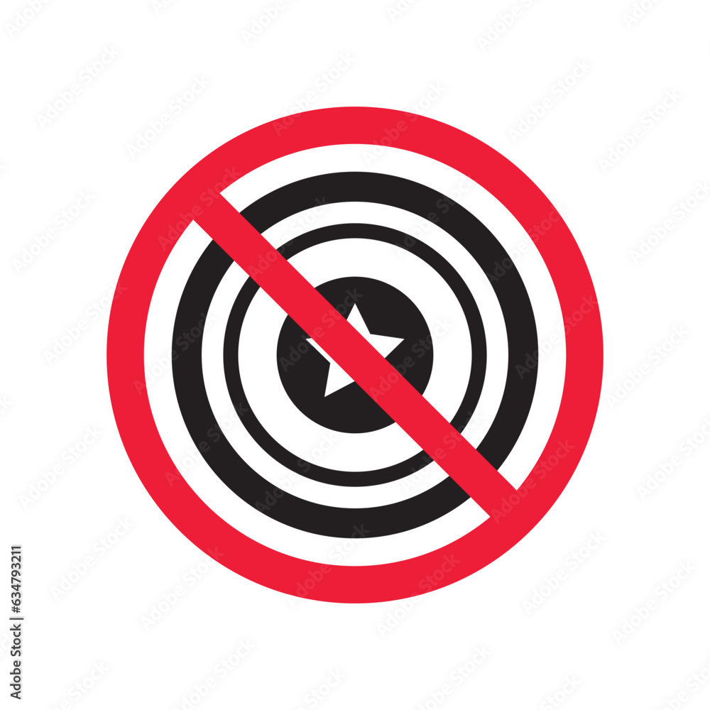 Prohibited star vector icon. No ranking icon. Forbidden feedback icon. No star rank sign. Warning, caution, attention, restriction, danger flat sign design symbol pictogram Prohibited star vector icon. No ranking icon. Forbidden feedback icon. No star rank sign. Warning, caution, attention, restriction, danger flat sign design symbol pictogram