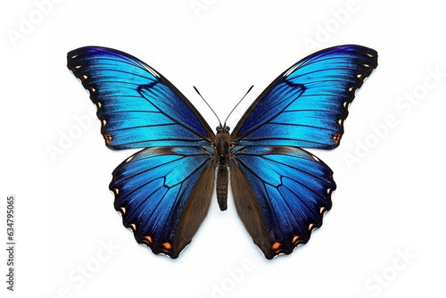 Butterfly isolated on white background.Generative Ai.