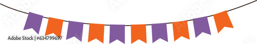 Halloween bunting flags decoration