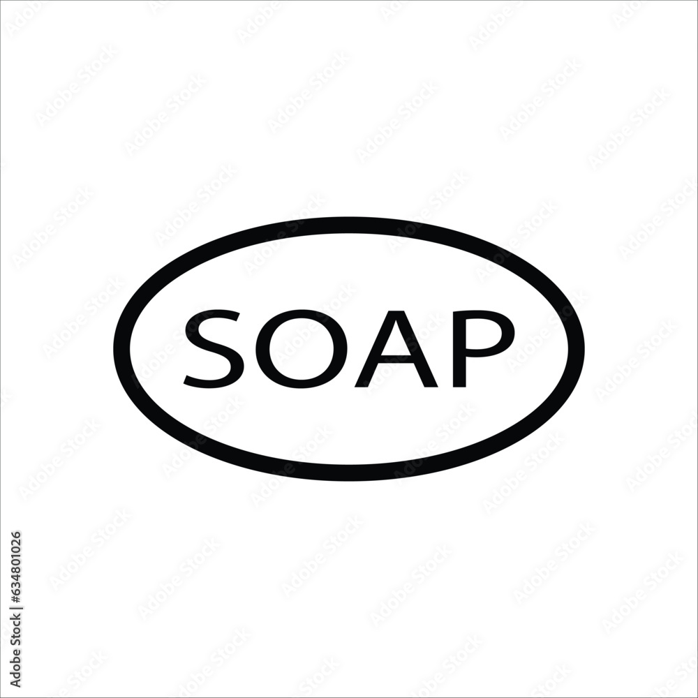 soap icon simple design art eps 10 soap icon simple design art eps 10