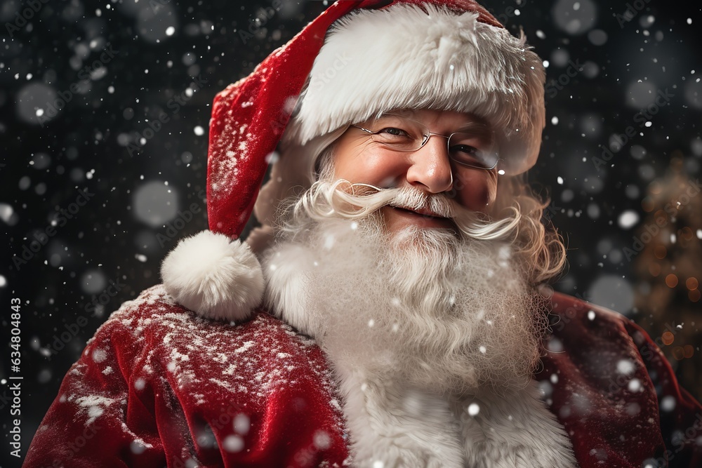 santa claus with christmas tree santa claus with christmas tree