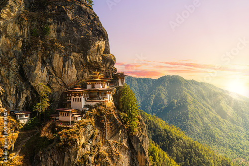 Taktshang Goemba or Tigers Nest Monastery in Paro, Bhutan