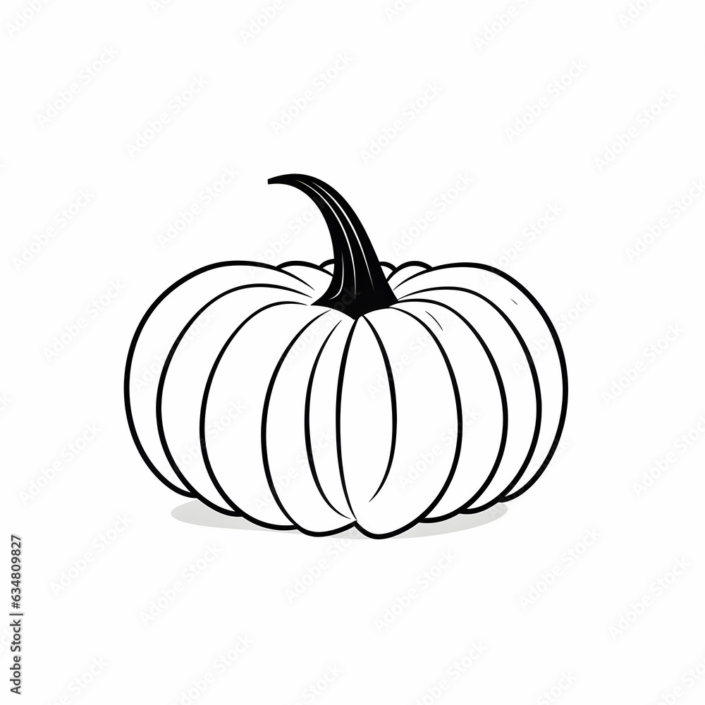 pumpkin on a white background pumpkin on a white background