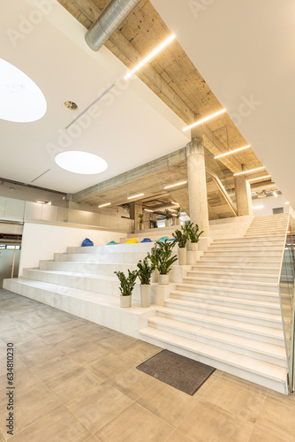 Interior of big office spac...
