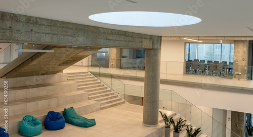 Interior of big office spac...