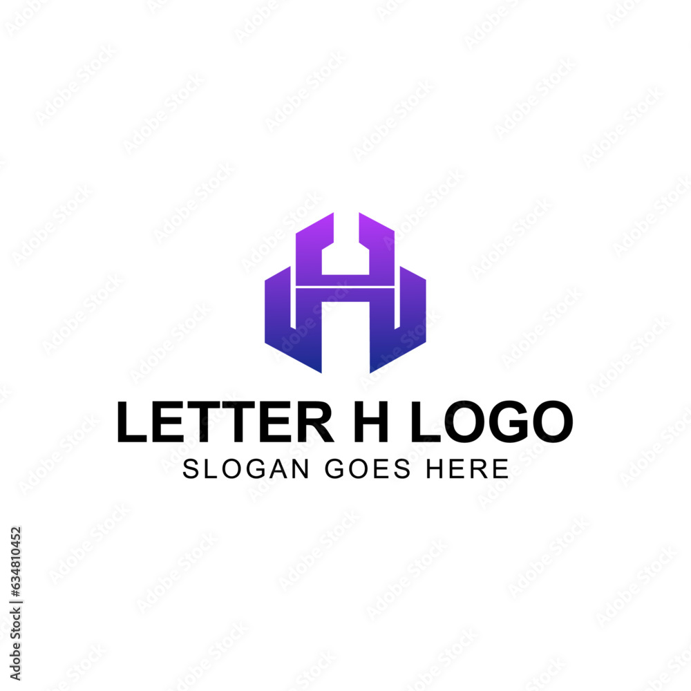 H letter mark logo design H letter mark logo design