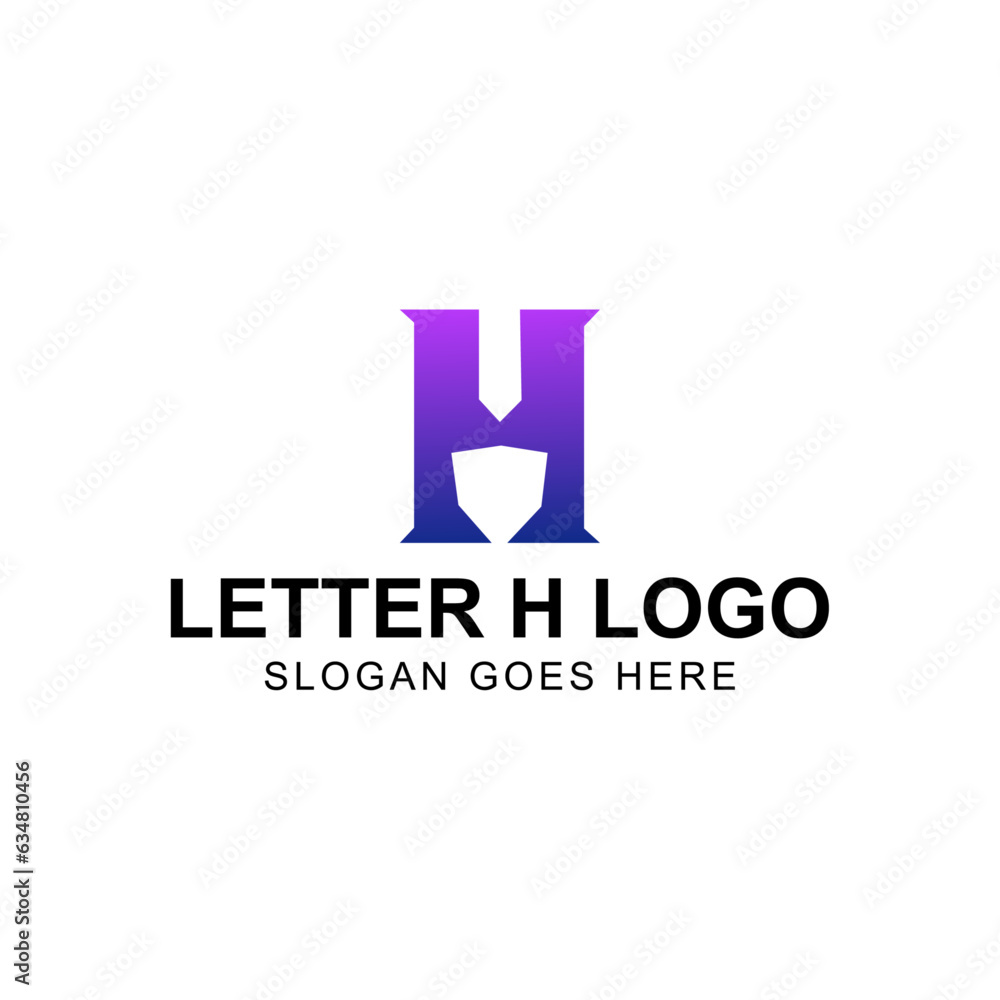 H letter mark logo design H letter mark logo design