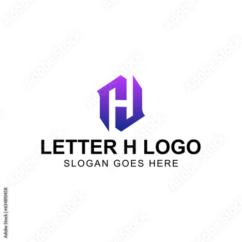 Free Download H letter mark logo design - GFXLoad