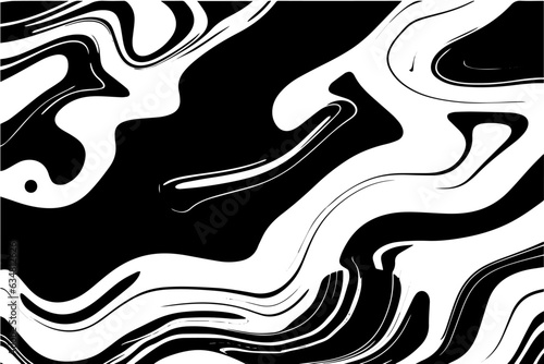 Abstract vector wavy seamless pattern. Trendy retro psychedelic background in 60s, 70s, 80s style. Texture in y2k aesthetic.