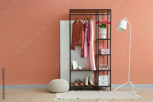 Interior of stylish room wi...