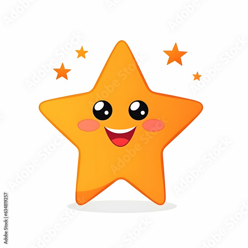 cheerful star illustration