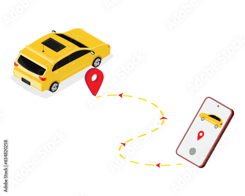 online cab booking service Icon