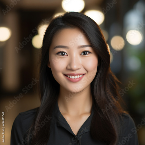 portrait of an Asian businesswoman