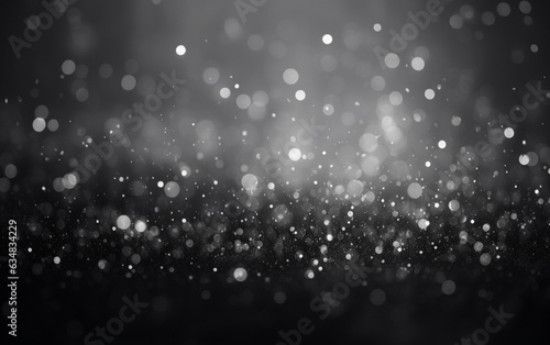 Abstract black and white bokeh background © MUS_GRAPHIC