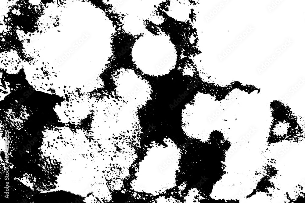 Fototapeta premium Rustic grunge vector texture with grain and stains. Abstract noise background. Weathered surface. Dirty and damaged. Detailed rough backdrop. Vector graphic illustration with transparent white. EPS10.