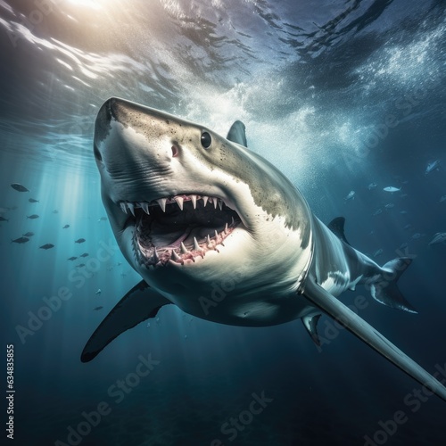 In the Realm of Giants  Great White Shark s Allure in Underwater Photography