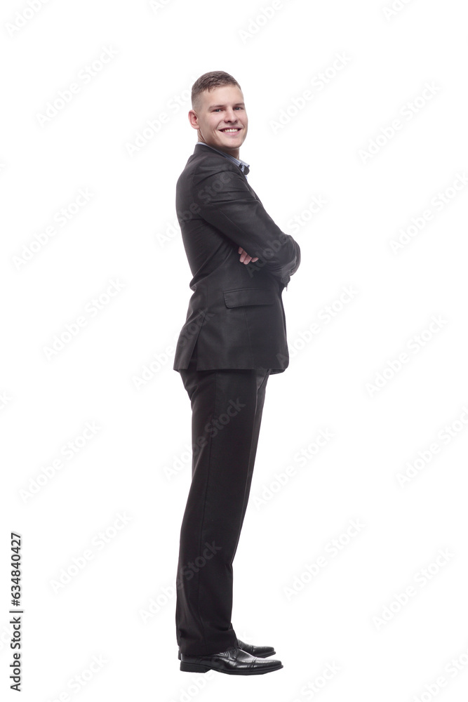 handsome young businessman. isolated on a white handsome young businessman. isolated on a white