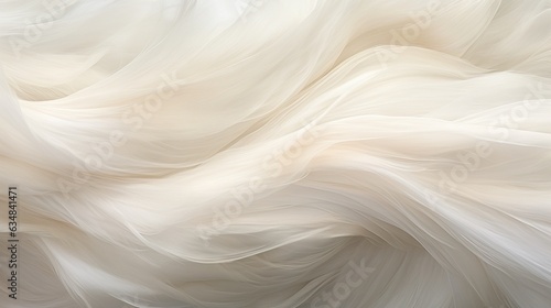  a white background with a very large amount of white fabric. generative ai