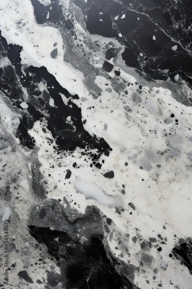 Close up of quartz sand epoxy floor texture or wall coating with different shades of grey, white and black. ai generative Close up of quartz sand epoxy floor texture or wall coating with different shades of grey, white and black. ai generative