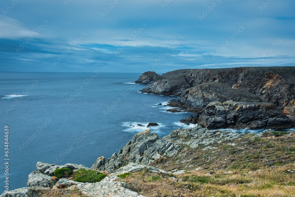 Rough coast in Bretagne, France