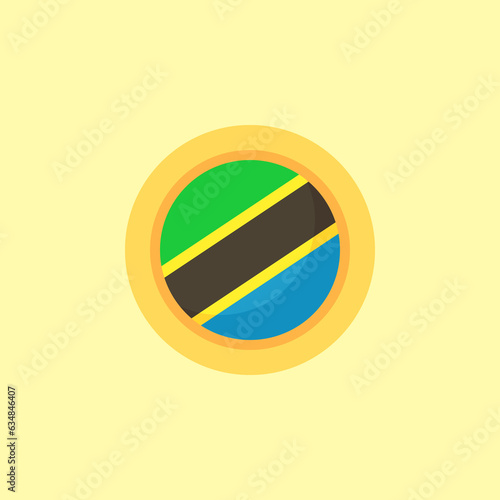 Tanzania - Circular Flag