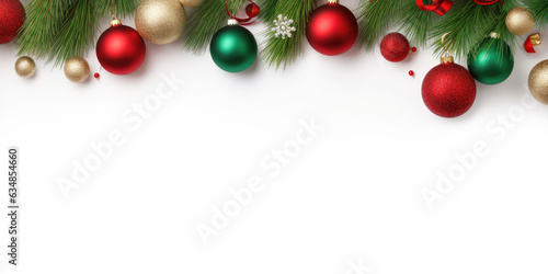 Merry Christmas banner with...