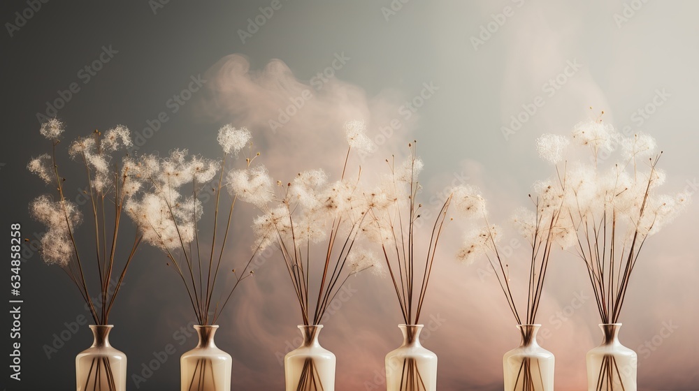 Incense sticks on a stand burn with smoke, an expensive aroma in the house, decoration and aromatization of the room with cinnamon and cloves on a light background. Concept: meditation and relaxation Incense sticks on a stand burn with smoke, an expensive aroma in the house, decoration and aromatization of the room with cinnamon and cloves on a light background. Concept: meditation and relaxation