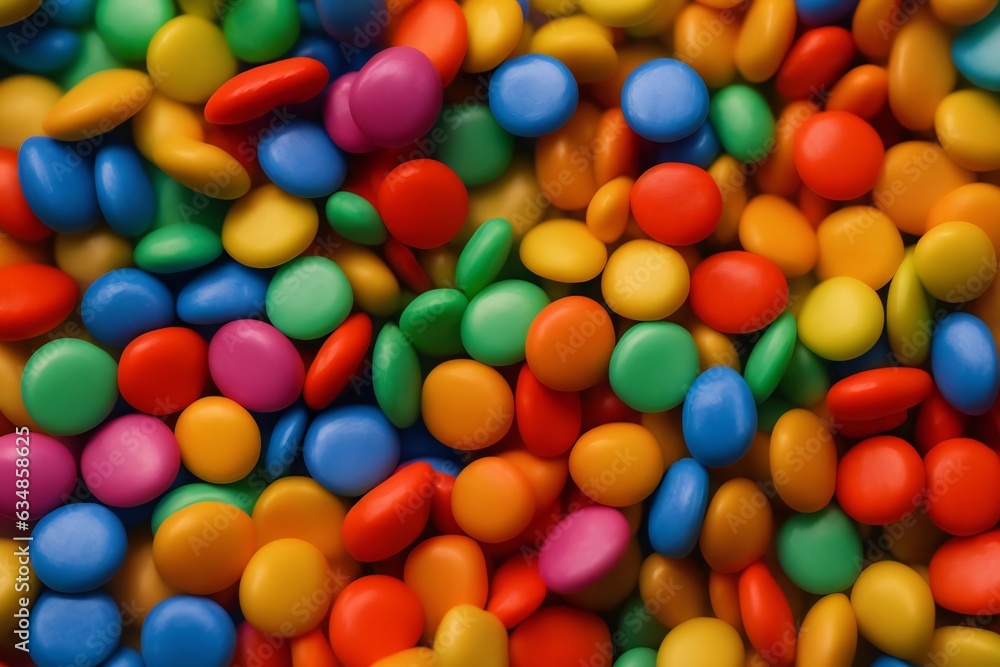 Obraz premium A Close Up Of A Bunch Of Candy Beans