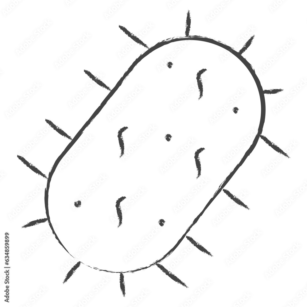 Obraz premium Hand drawn web bug illustration icon