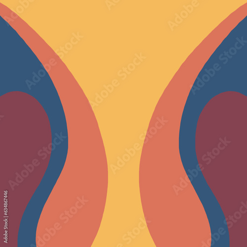colorful shape and movement concept, abstract background