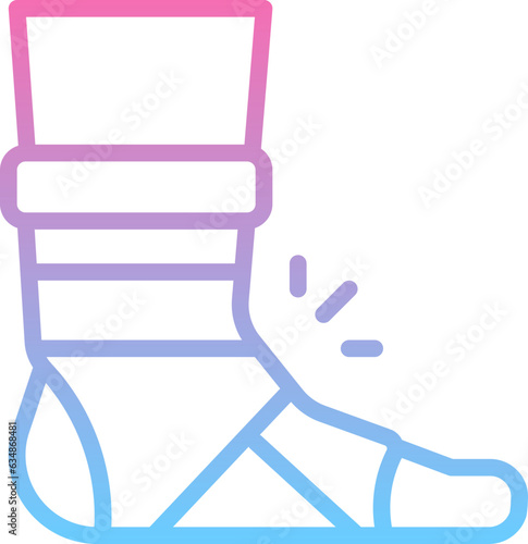 ankle brace icon