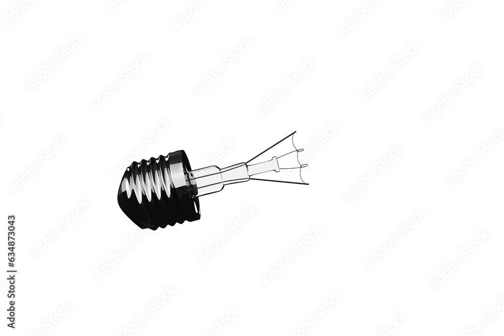 Digital png illustration of bulb symbol on transparent background Digital png illustration of bulb symbol on transparent background