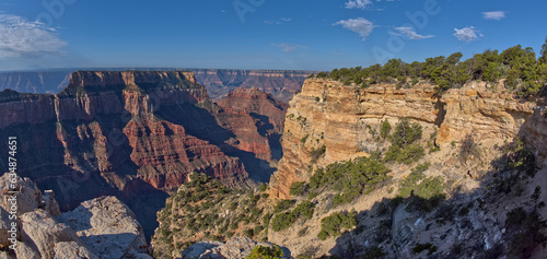 Wotan's Throne viewed from Walhalla Cliffs Arizona photo