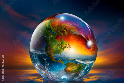world nature in a drop of water © Ocharonata