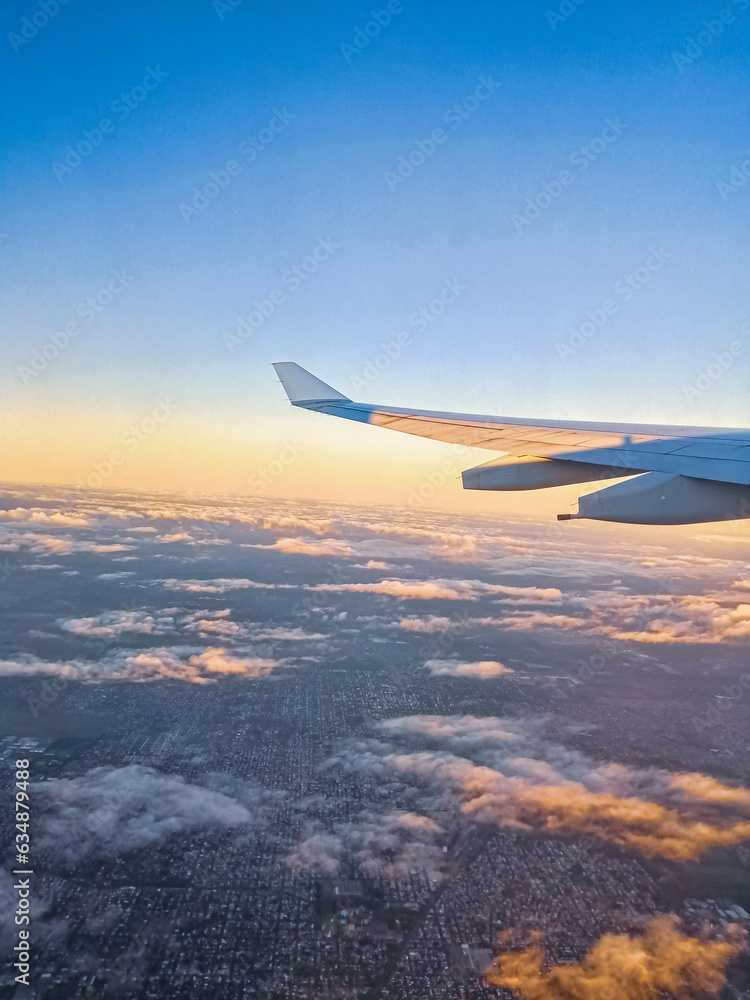 Fototapeta premium Volando sobre Buenos Aires