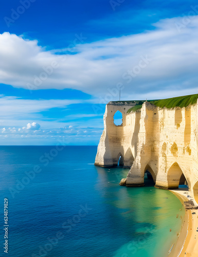 Tretat - view from the sea