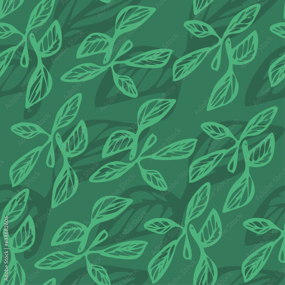 simple seamless background in nature style green. simple seamless background in nature style green.
