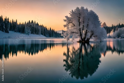 sunrise over the lake © pick pix