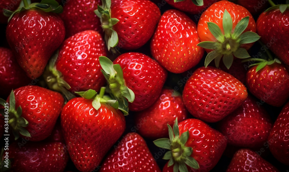 strawberries on a white background strawberries on a white background