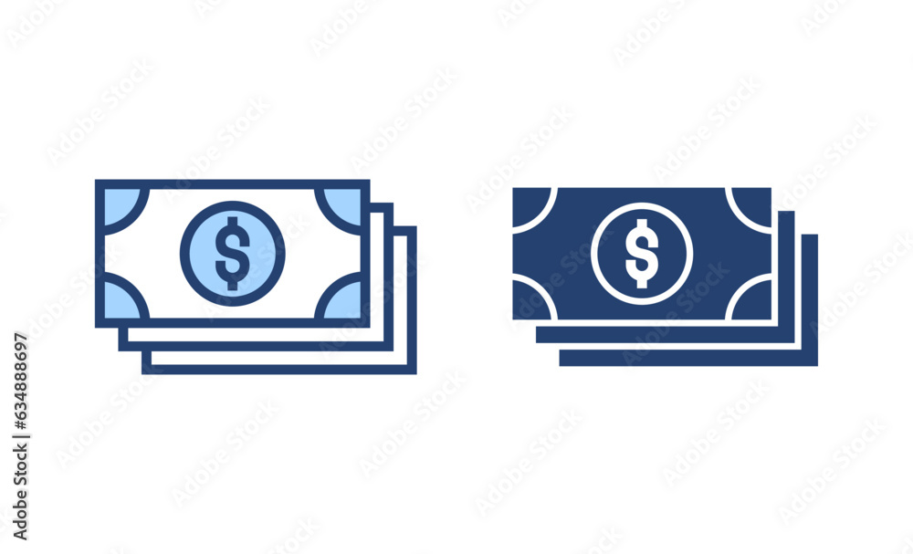 Money icon vector. Money sign and symbol Money icon vector. Money sign and symbol