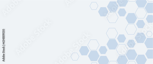 abstract hexagon chemical pattern, scientific pattern vector illustration for background, backdrop, science, book cover, banner